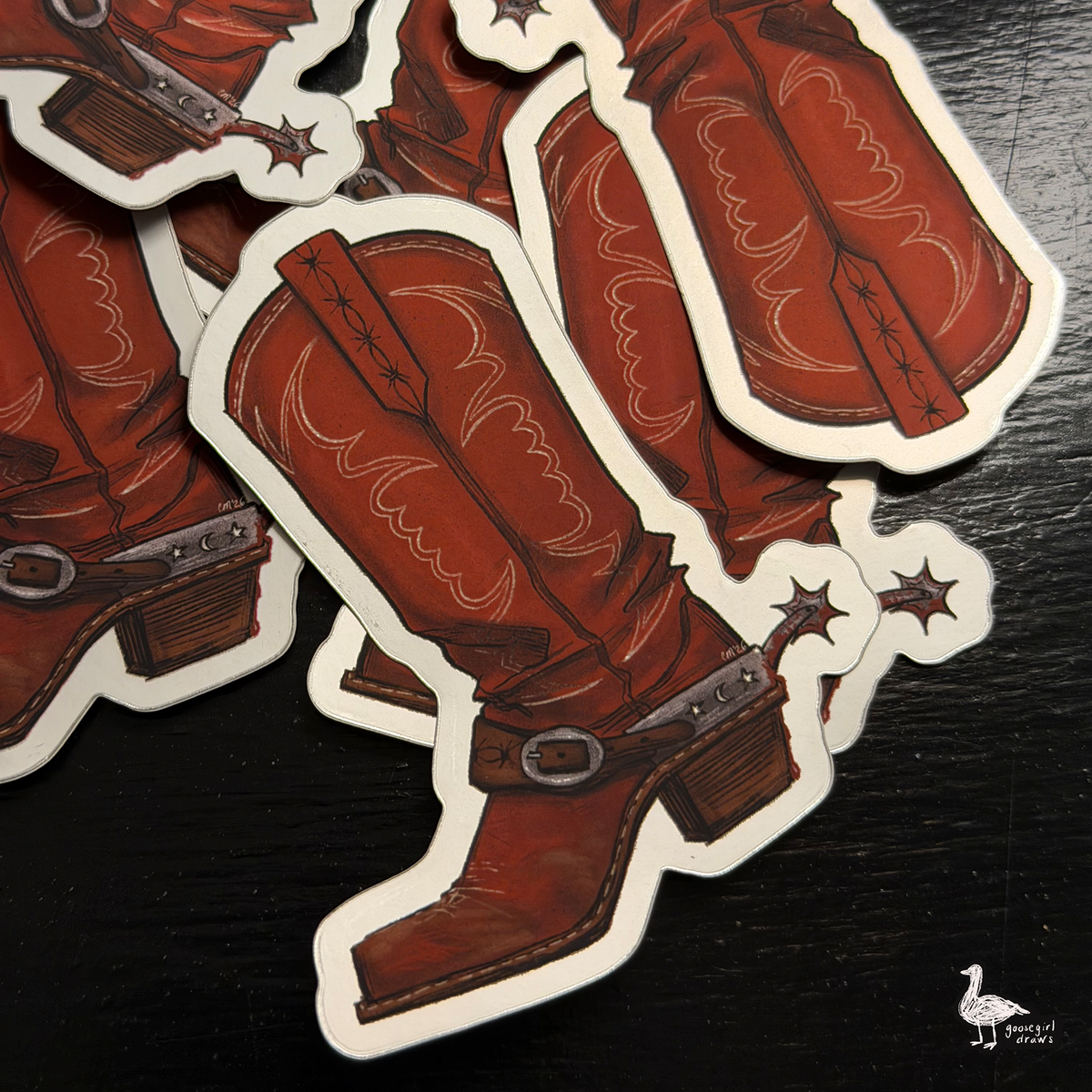 Dot's Boot Sticker