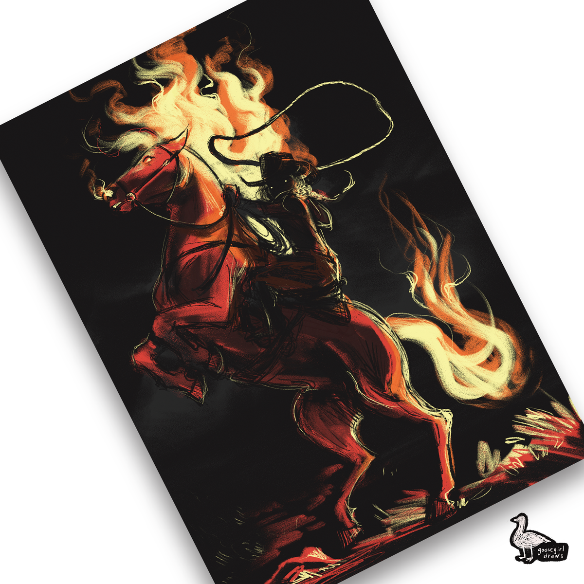 Firehorse Print